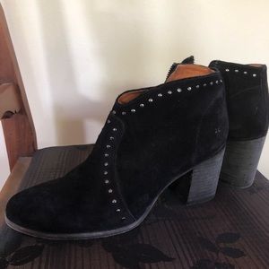 Awesome black booties by Frye.   Almost new